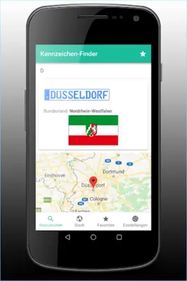 Kennzeichen-Finder mit Karte android App screenshot 0