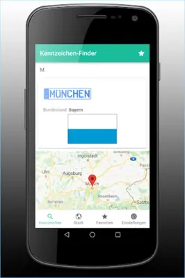 Kennzeichen-Finder mit Karte android App screenshot 3