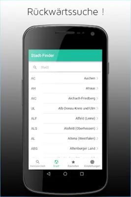 Kennzeichen-Finder mit Karte android App screenshot 5