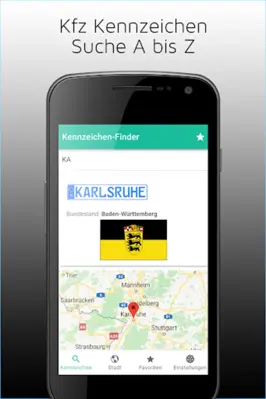 Kennzeichen-Finder mit Karte android App screenshot 6